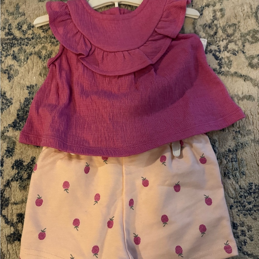 Carter's Pink and Cream Kids Matching Set